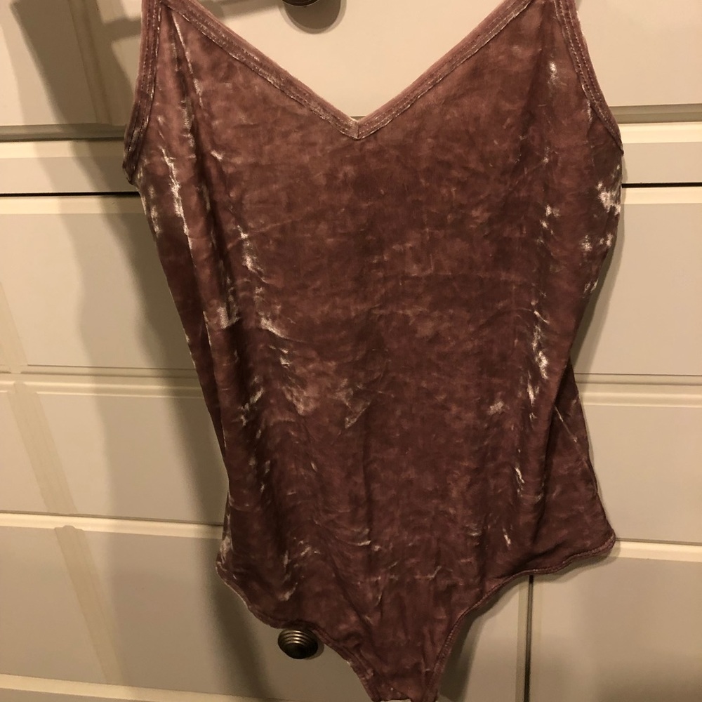 Hollister velvet body suit